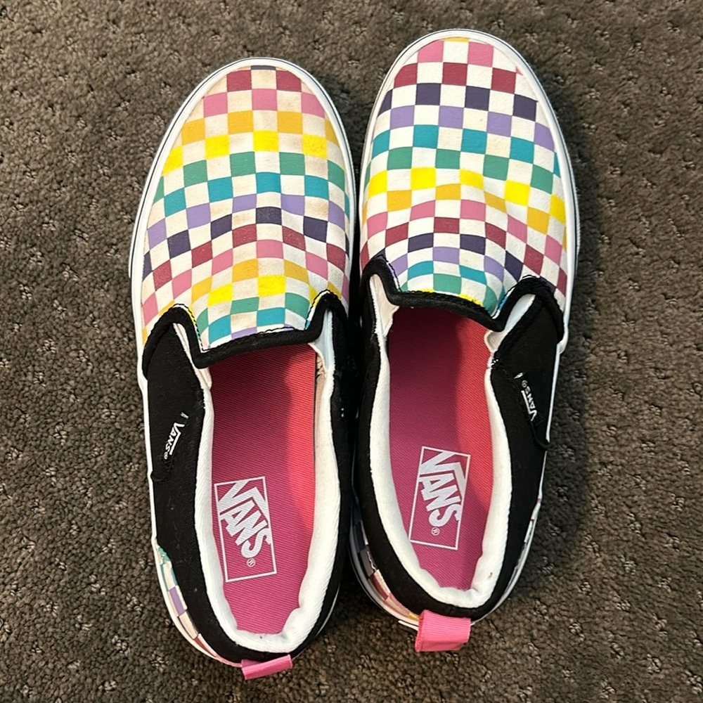 Rainbow Vans, size 5 girls, 36.5 Eur, Used good condition.